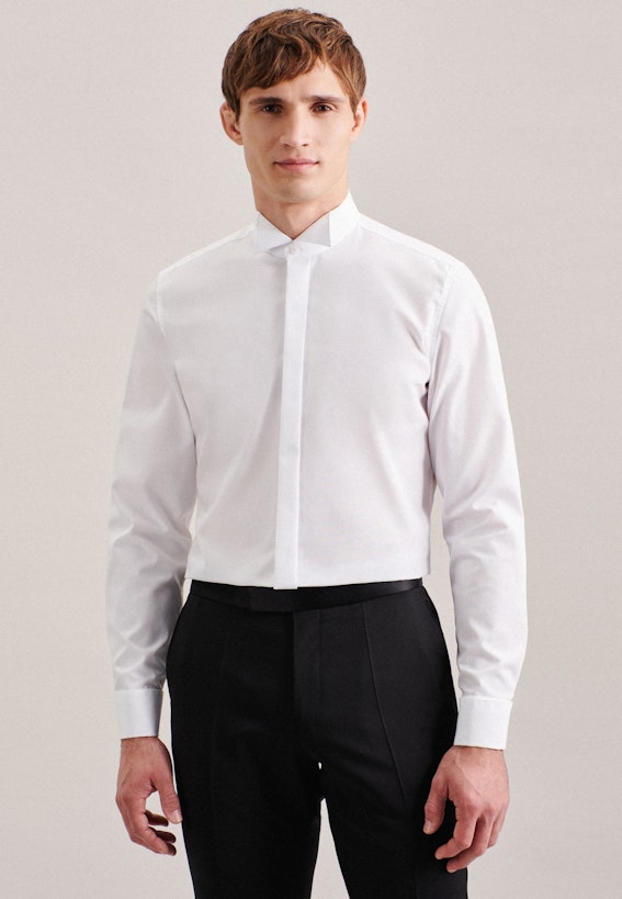 poplin collar shirt