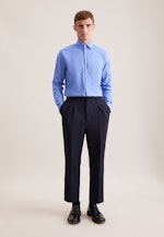 Shaped Business shirt Uni in Medium Blue |  Seidensticker Onlineshop