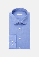 Shaped Business Hemd Uni in Mittelblau |  Seidensticker Onlineshop