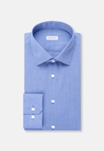 Shaped Business Hemd Uni in Mittelblau |  Seidensticker Onlineshop