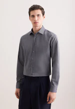 Shaped Business shirt Uni in Grey |  Seidensticker Onlineshop