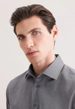 Shaped Business shirt Uni in Grey |  Seidensticker Onlineshop