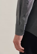 Shaped Business Hemd Uni in Grau |  Seidensticker Onlineshop