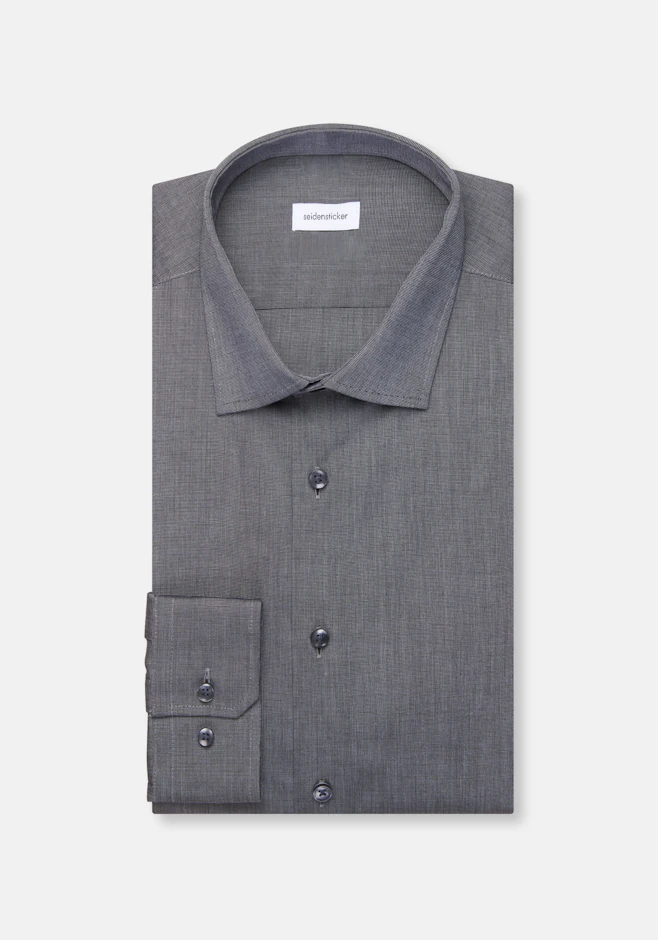 Shaped Chemise d'affaires Uni dans Gris | Boutique en ligne Seidensticker
