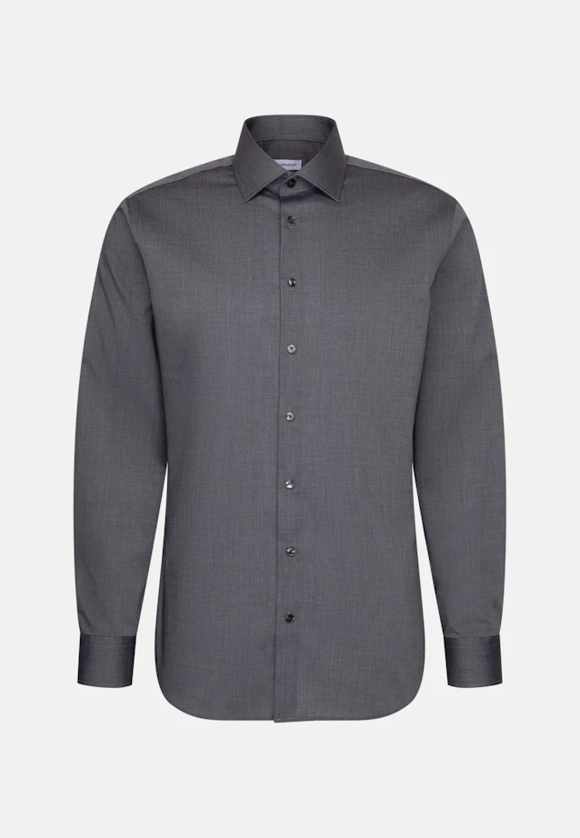 Shaped Business shirt Uni in Grey |  Seidensticker Onlineshop