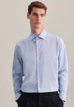 Shaped Chemise d'affaires Uni in Bleu Clair |  Seidensticker Onlineshop