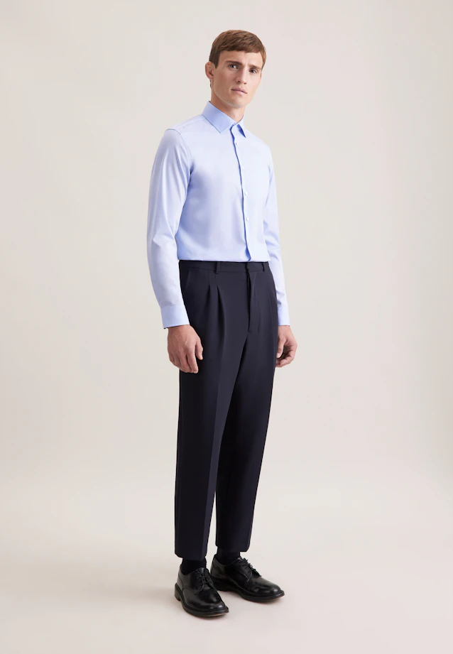 Shaped Business shirt Uni in Light Blue |  Seidensticker Onlineshop