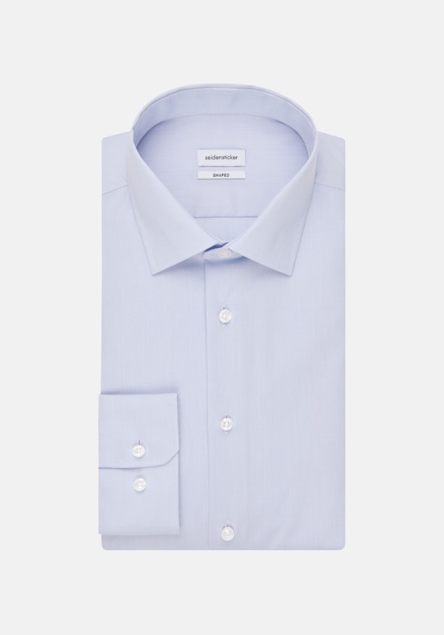 Shaped Chemise d'affaires Uni in Bleu Clair | Seidensticker Onlineshop
