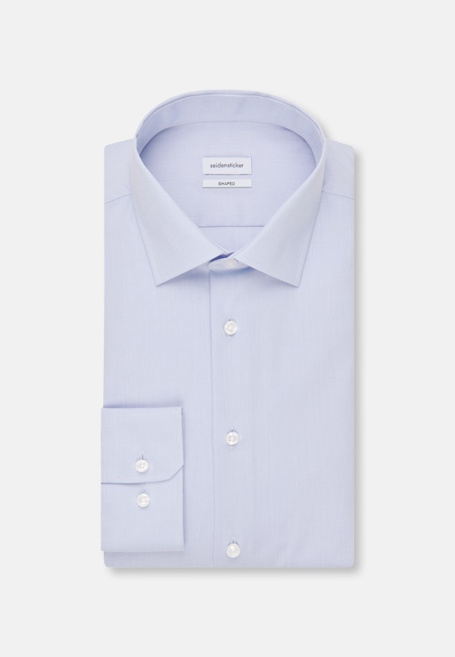 Shaped Chemise d'affaires Uni dans Bleu Clair | Boutique en ligne Seidensticker