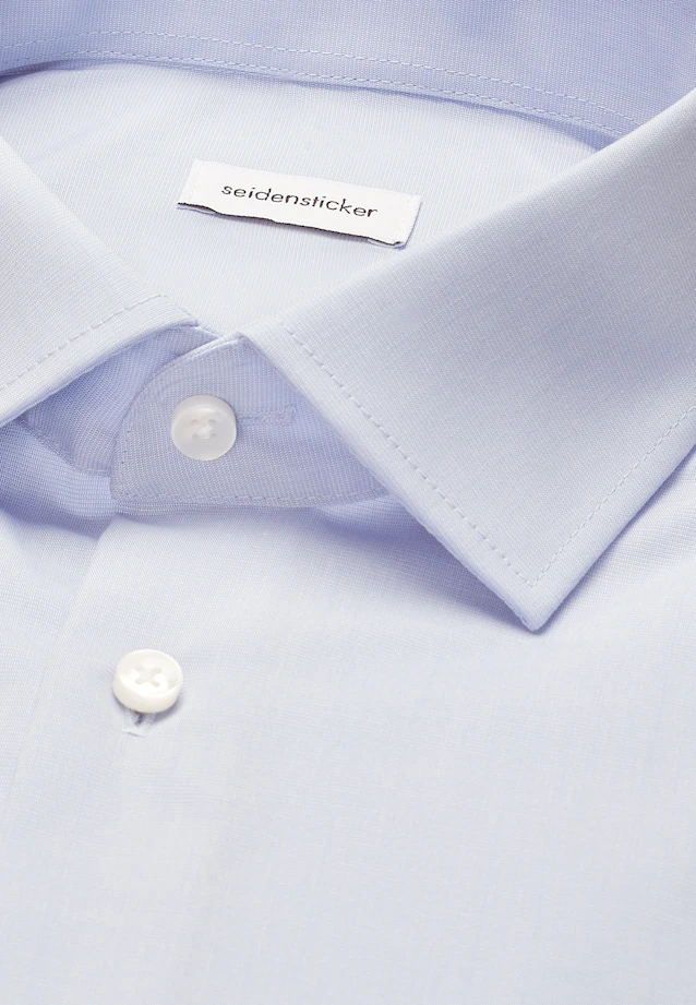 Shaped Chemise d'affaires Uni in Bleu Clair |  Seidensticker Onlineshop