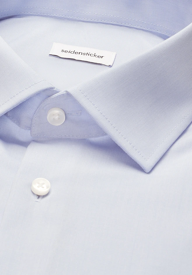 Shaped Chemise d'affaires Uni dans Bleu Clair | Boutique en ligne Seidensticker