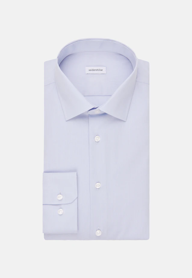 Shaped Chemise d'affaires Uni in Bleu Clair |  Seidensticker Onlineshop