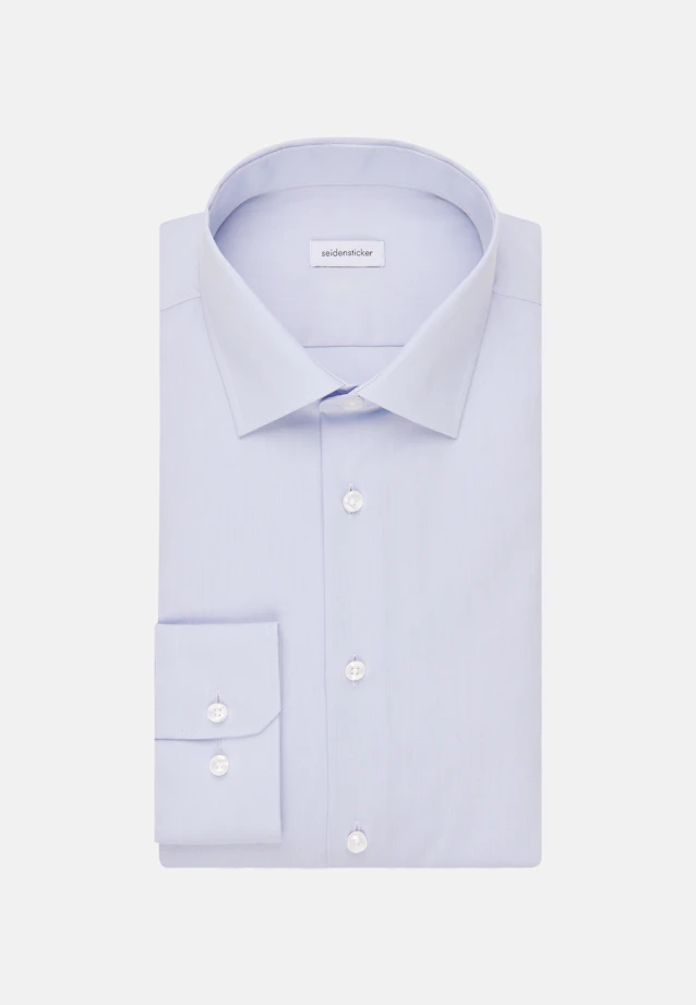 Shaped Business shirt Uni in Light Blue |  Seidensticker Onlineshop