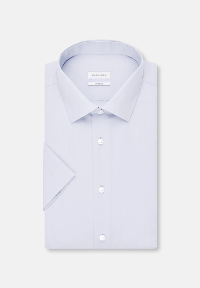 Shaped Chemise d'affaires Uni in Bleu Clair |  Seidensticker Onlineshop