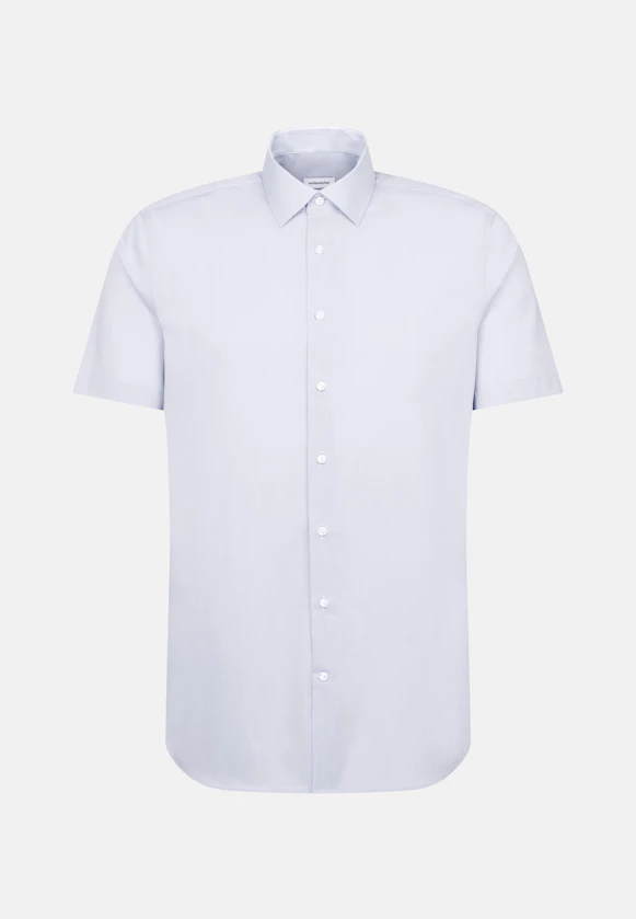 Shaped Chemise d'affaires Uni in Bleu Clair |  Seidensticker Onlineshop