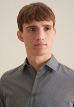 Shaped Business Hemd Uni in Grau |  Seidensticker Onlineshop