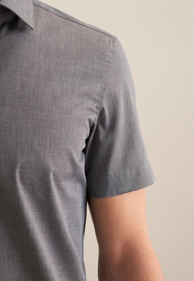 Shaped Business Hemd Uni in Grau |  Seidensticker Onlineshop