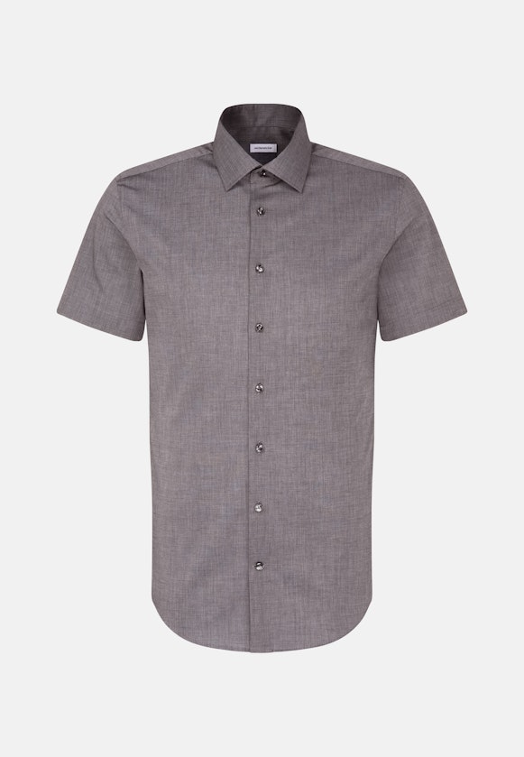 Shaped Chemise d'affaires Uni in Gris |  Seidensticker Onlineshop