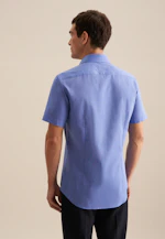 Shaped Business Hemd Uni in Mittelblau |  Seidensticker Onlineshop