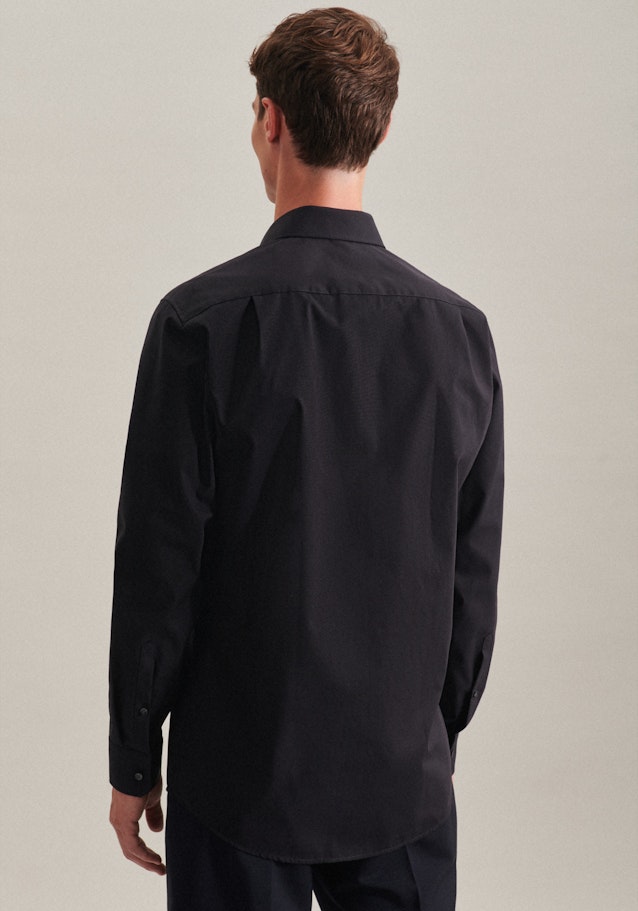 Regular Chemise d'affaires Uni in Noir | Seidensticker Onlineshop