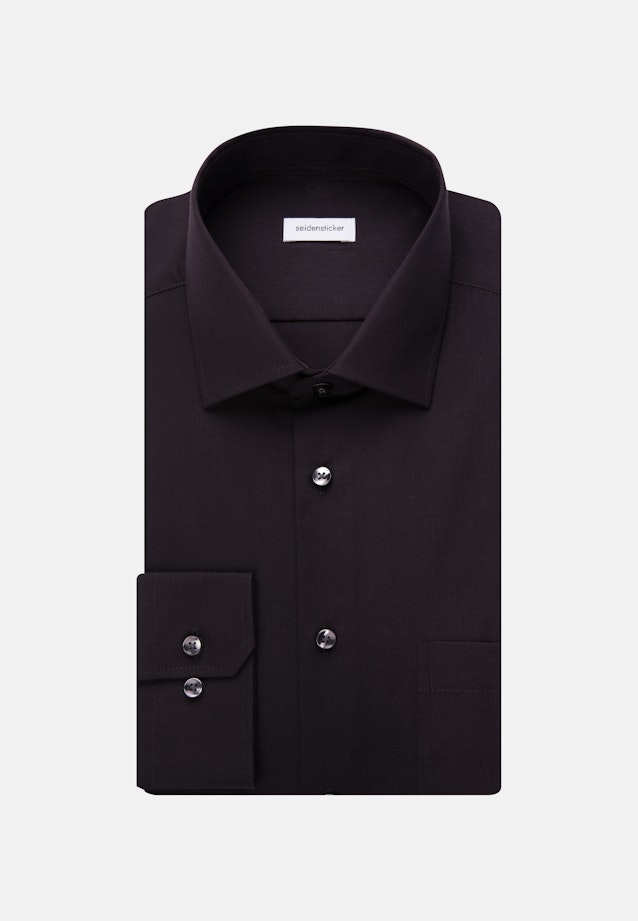 Regular Business Hemd Uni in Schwarz |  Seidensticker Onlineshop