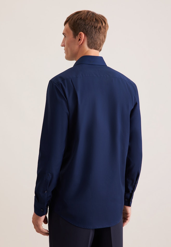 Regular Business shirt Uni in Dark Blue | Seidensticker online shop