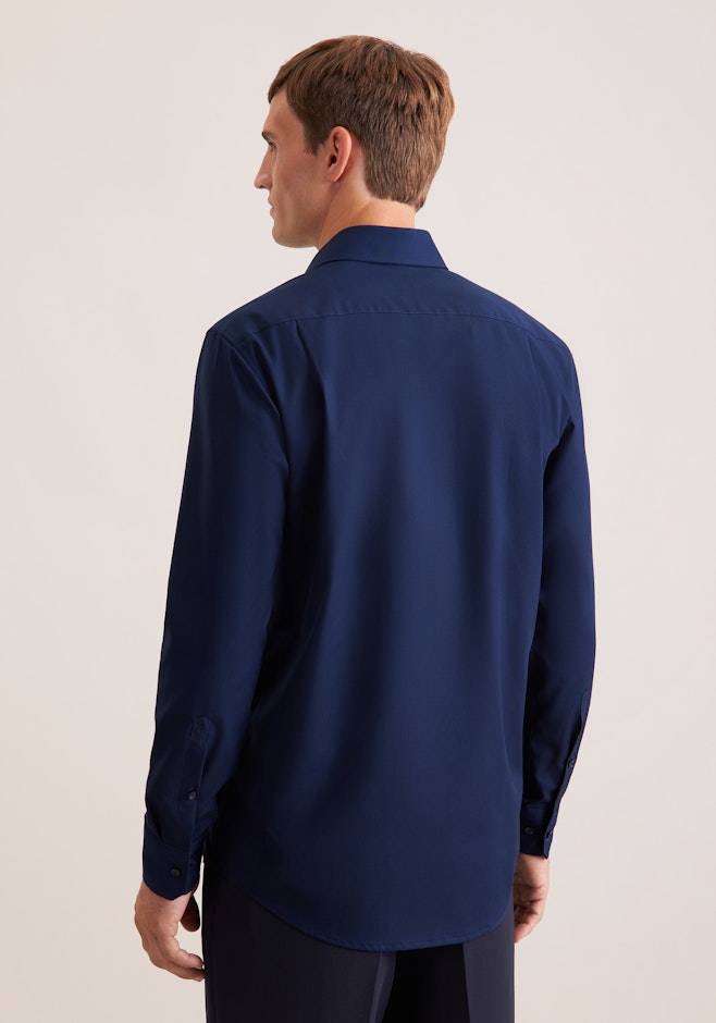 Regular Business shirt Uni in Dark Blue | Seidensticker online shop