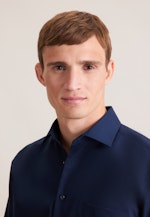 Regular Business Hemd Uni in Dunkelblau |  Seidensticker Onlineshop