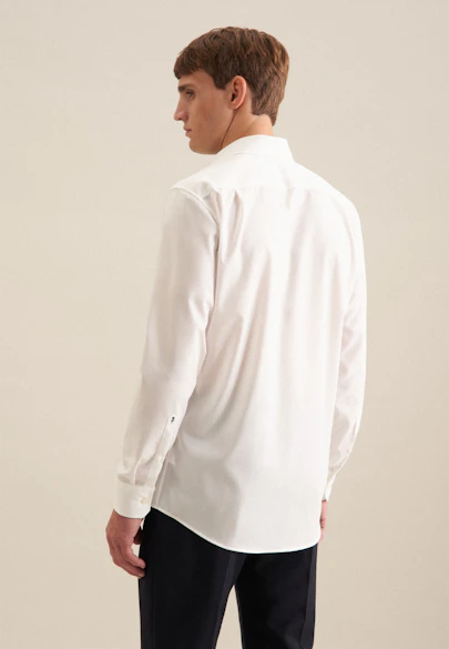 Regular Business Hemd Uni in Ecru |  Seidensticker Onlineshop