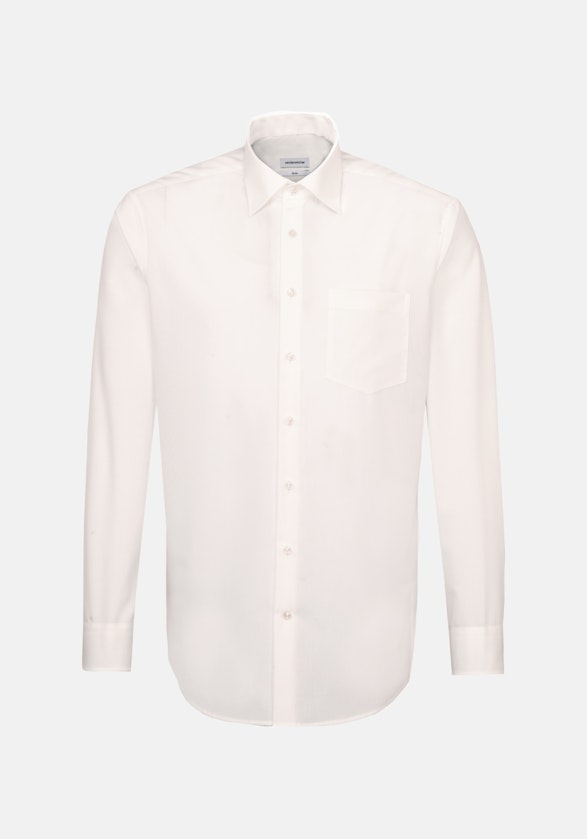 Regular Chemise d'affaires Uni in Ecru | Seidensticker Onlineshop