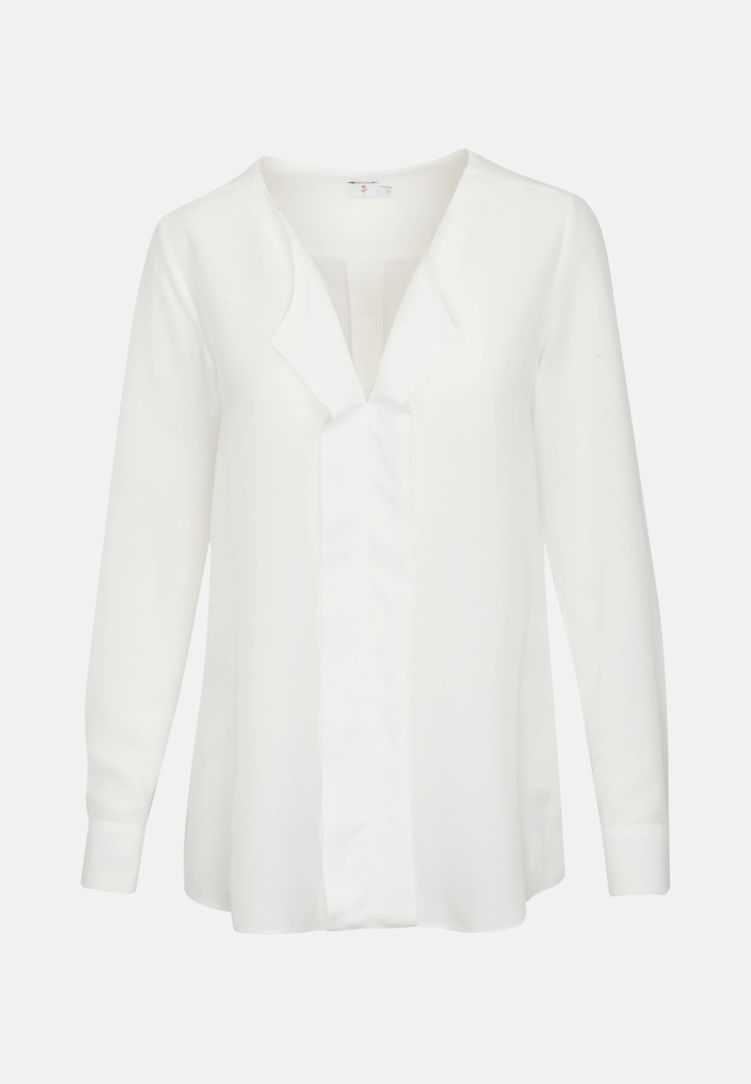 Schlupfbluse Uni Ecru