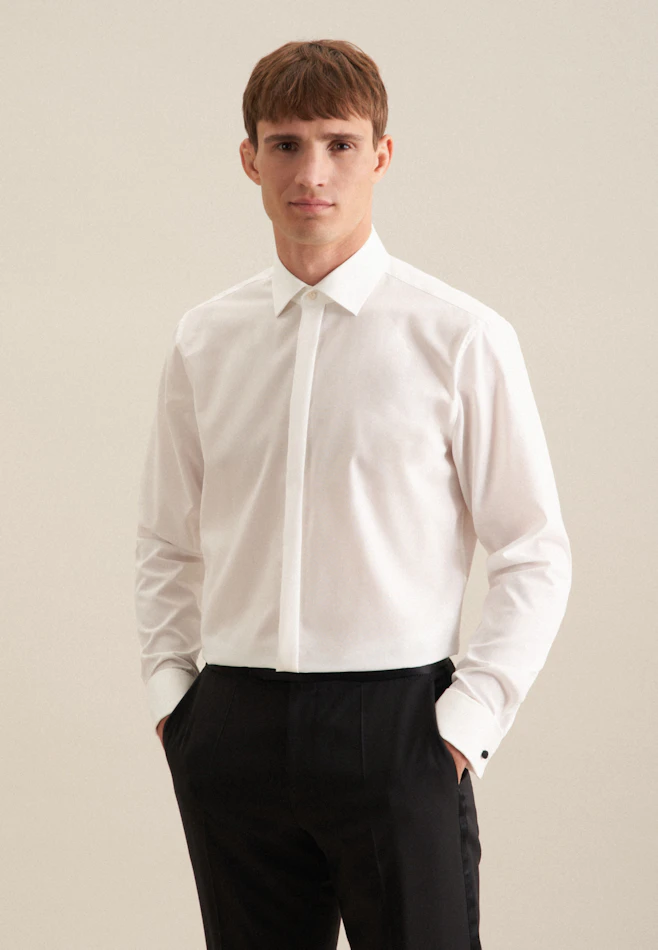 Shaped Gala Uni dans Ecru | Boutique en ligne Seidensticker