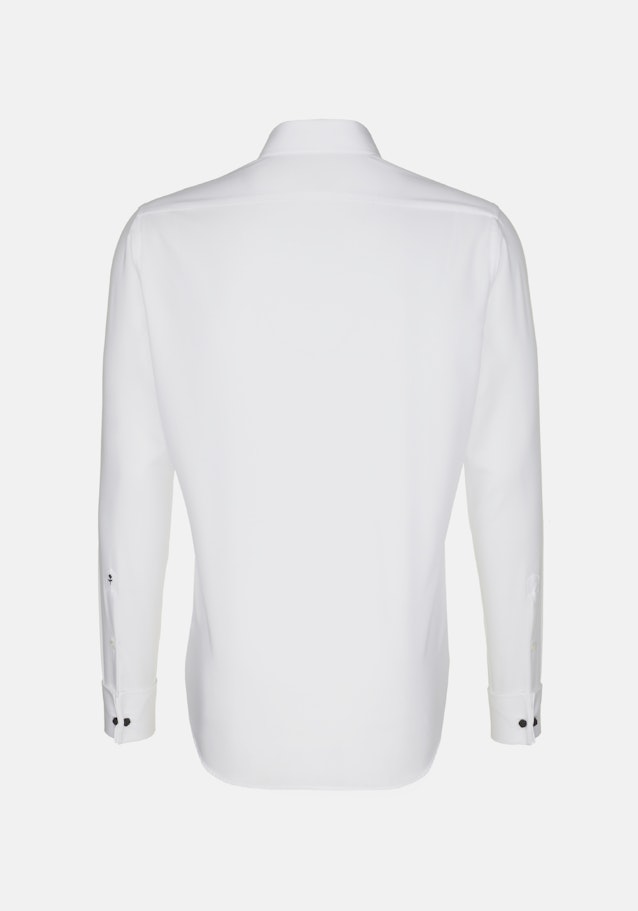 Non-iron Poplin Gala Shirt in Shaped with Kent-Collar in White | Seidensticker Onlineshop