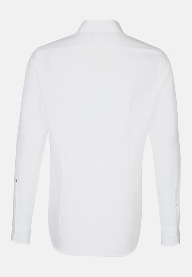 Non-iron Structure Business Shirt in Shaped with Kent-Collar in White |  Seidensticker Onlineshop