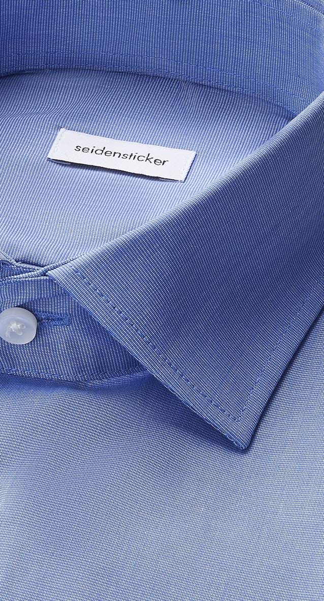 Regular Business shirt Uni in Medium Blue |  Seidensticker Onlineshop