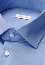 Regular Business Hemd Uni in Mittelblau |  Seidensticker Onlineshop