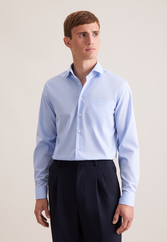 Regular Business Hemd Uni in Hellblau | Seidensticker Onlineshop