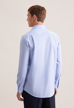 Regular Chemise d'affaires Uni in Bleu Clair |  Seidensticker Onlineshop