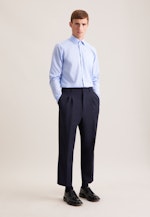 Regular Chemise d'affaires Uni in Bleu Clair |  Seidensticker Onlineshop