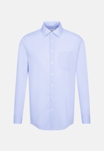 Regular Chemise d'affaires Uni in Bleu Clair |  Seidensticker Onlineshop