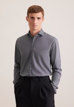 Regular Business Hemd Uni in Schwarz |  Seidensticker Onlineshop