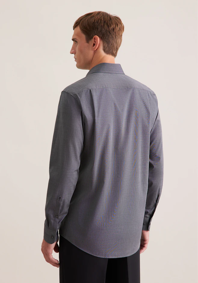 Regular Business Hemd Uni in Grau | Seidensticker Onlineshop
