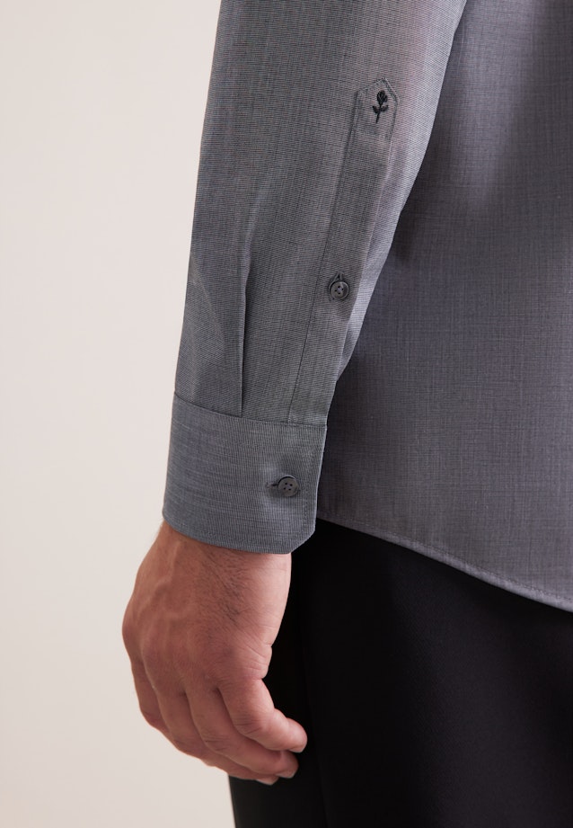 Regular Business Hemd Uni in Grau |  Seidensticker Onlineshop