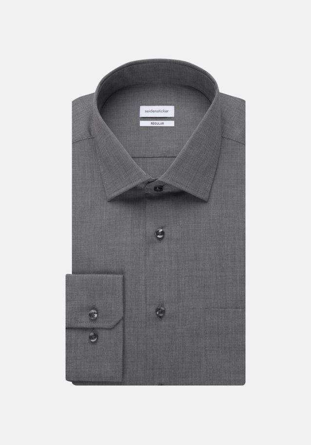 Regular Chemise d'affaires Uni in Gris | Seidensticker Onlineshop