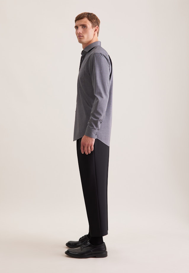 Regular Business Hemd Uni in Schwarz |  Seidensticker Onlineshop