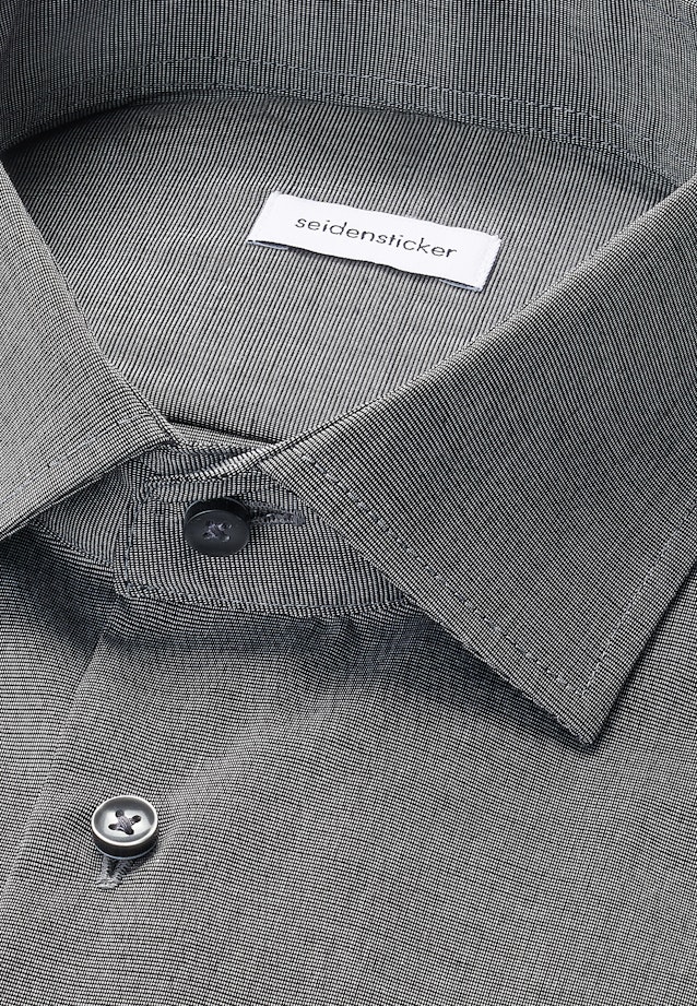 Regular Business Hemd Uni in Schwarz |  Seidensticker Onlineshop