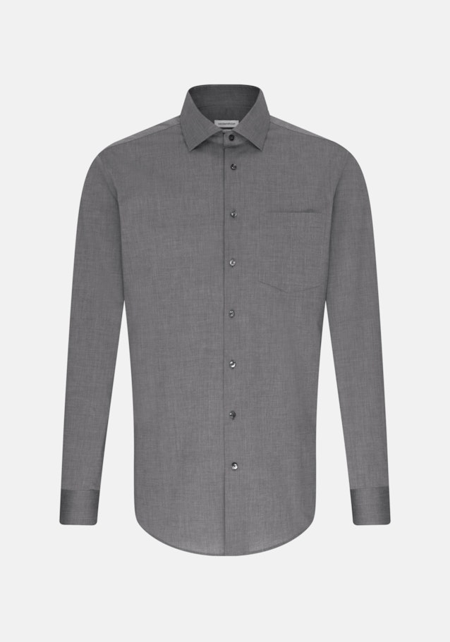 Regular Chemise d'affaires Uni in Gris | Seidensticker Onlineshop