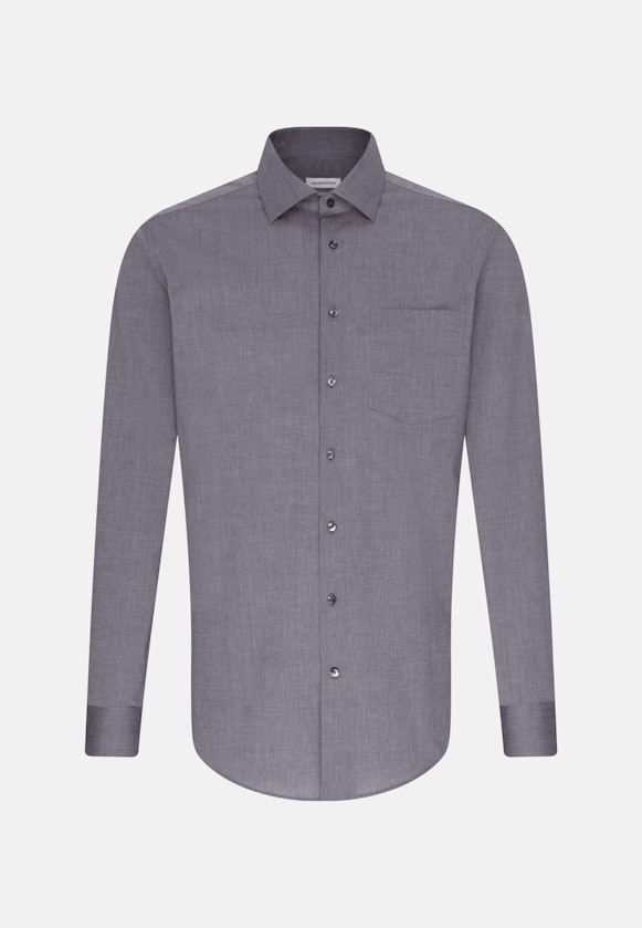 Regular Business Hemd Uni in Grau |  Seidensticker Onlineshop
