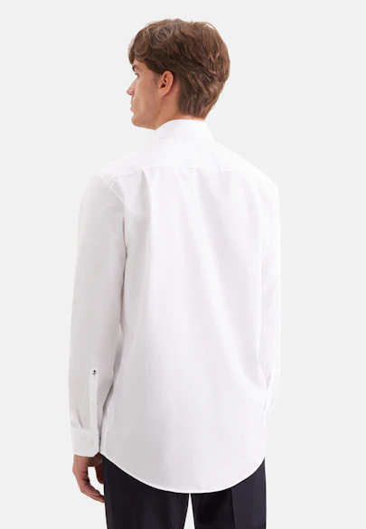 Regular Business shirt Uni in White |  Seidensticker Onlineshop