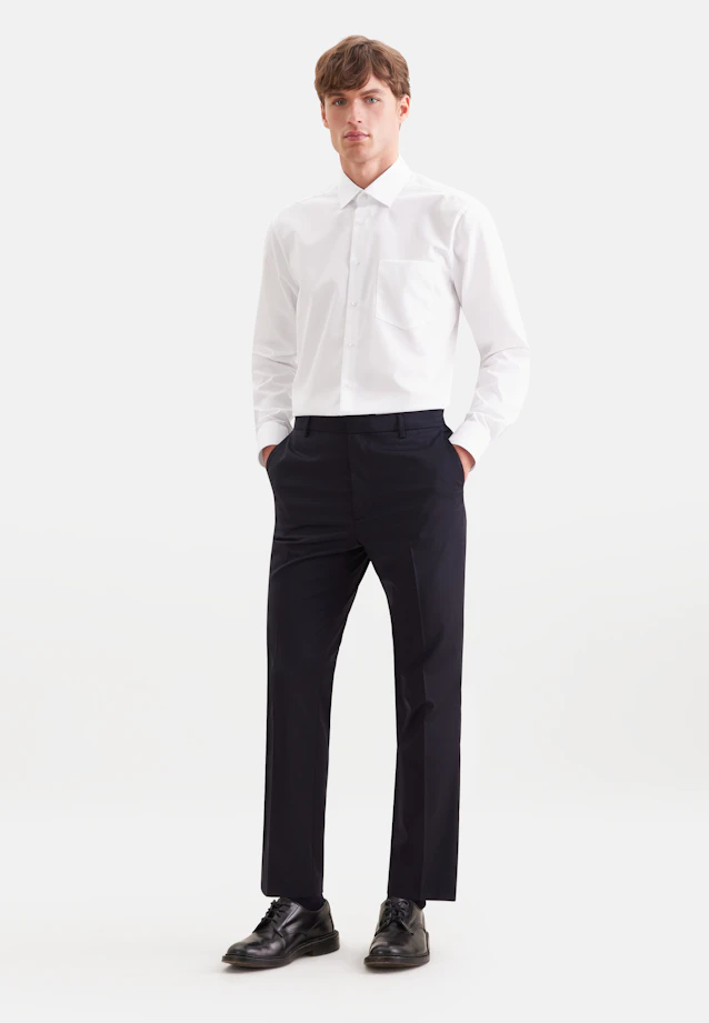 Regular Business shirt Uni in White |  Seidensticker Onlineshop